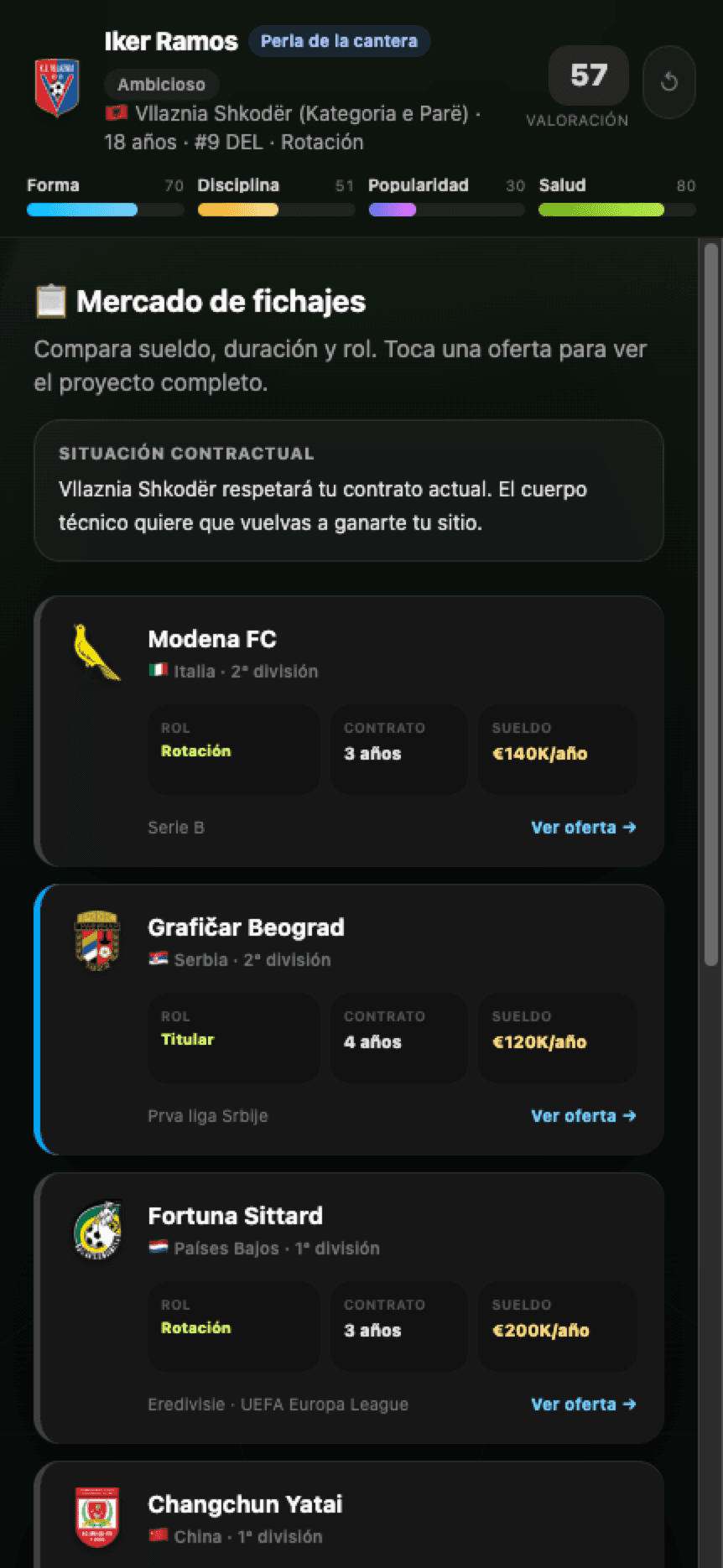 Mercado de fichajes