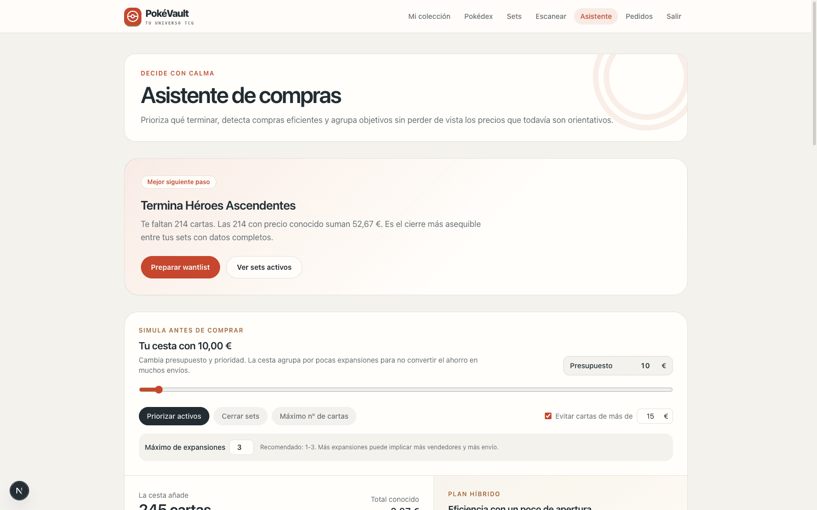 Asistente de compras